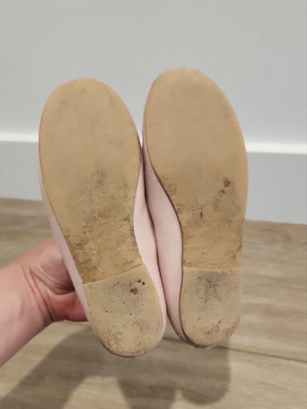 OKAA Girls Leather Mary Jane Shoes Pink Made In Spain Size EU 29/ US 11.5/ 12
